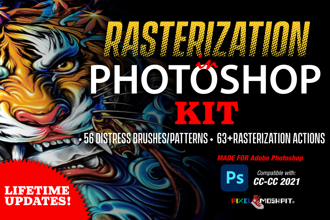 Photoshop Rasterization Kit