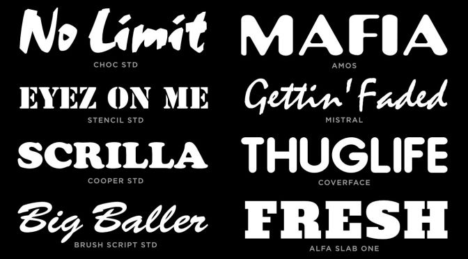 Vintage Rap Tee Fonts – The Modern Bootleg Font Reference